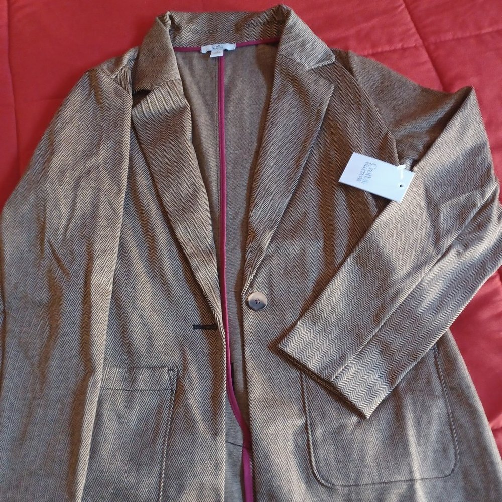 Brand NEW - fab ladies contemp - tweed blazer!